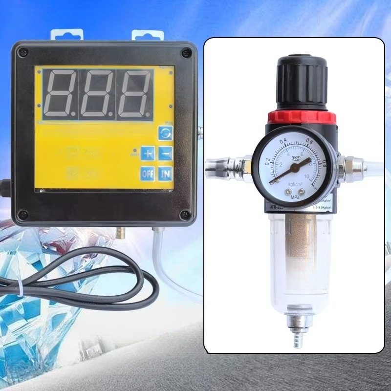Tyre Pressure Gauge - 壁掛け式ゲージ付き全自動タイヤインフレーター、車のケア用タイヤ空気圧自動インフレーターポンプ
