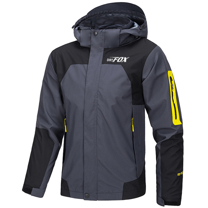Gearx Motorcycle Jacket - DIRTFOX サイクリングウインドブレーカーチャケータ MTB 自転車防風コートオートバイメンズ冬バイクジャケットロードマウンテンバイク服