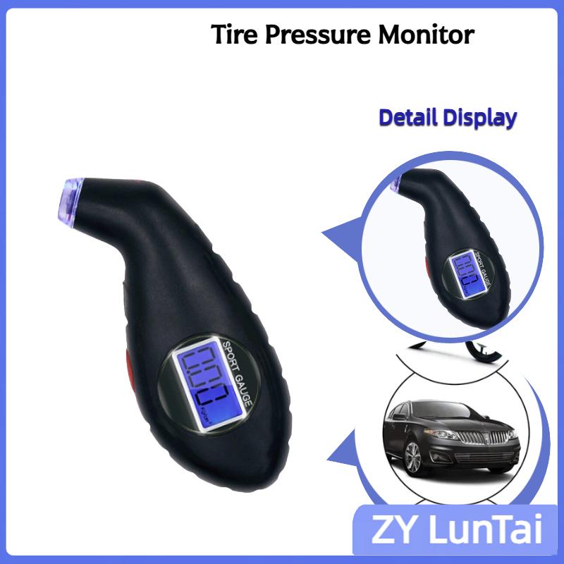 Tyre Pressure Gauge - ポータブルデジタルLCDタイヤ空気圧計テスターツール 車用安全ツール ハンドヘルドタイヤゲージ