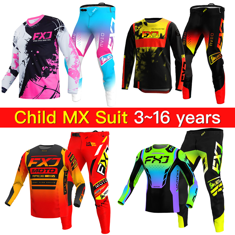 Motorcycle Gear For Kids - キッズ用モトクロスギアセット 20 22 24 26 28インチ
