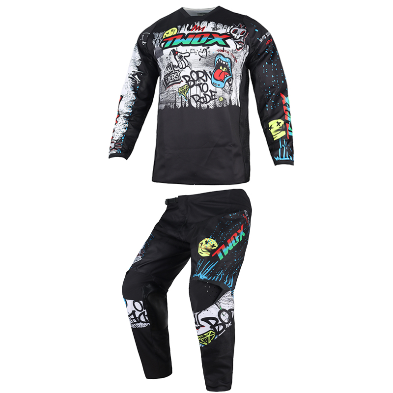 Motorcycle Gear For Kids - モトクロスジャージパンツ子供服ビッグボーイガールキッズバイクレーシングギアセットレーススーツユースバイクMx Atv&Utv