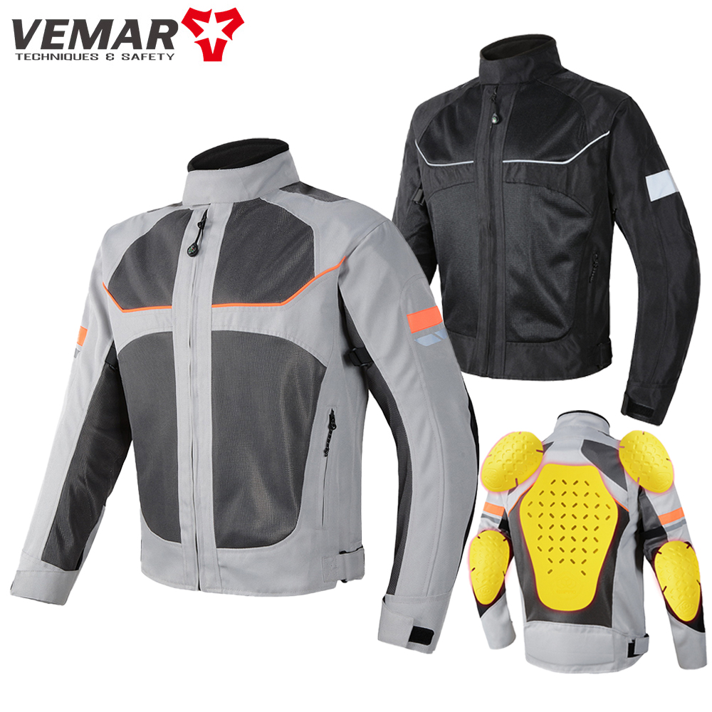 Gearx Motorcycle Jacket - Vemar-男性用オートバイジャケット,モトクロス保護具,レーシングコート,オックスフォード服,オートバイジャケット,夏
