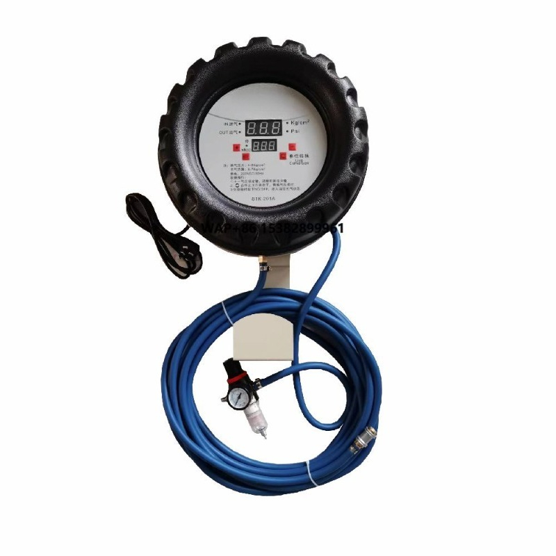 Tyre Pressure Gauge - 自動金属製タイヤインフレーターマシン デュアルシリンダー 12V デジタル圧力計 CE認証 3年保証