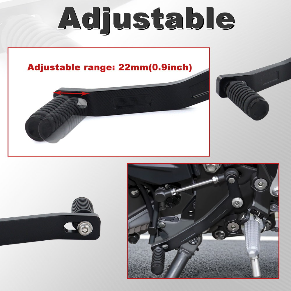 オートバイギアレバー調整可能ブレーキペダルシフトレバー Ni - Motorcycle Gear Pedal のレビューと価格