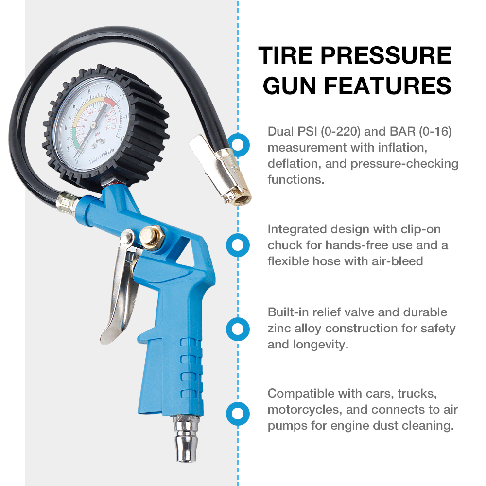 EU / JPインターフェースタイヤ空気圧ゲージ、車、オート - Tyre Pressure Gauge のレビューと価格