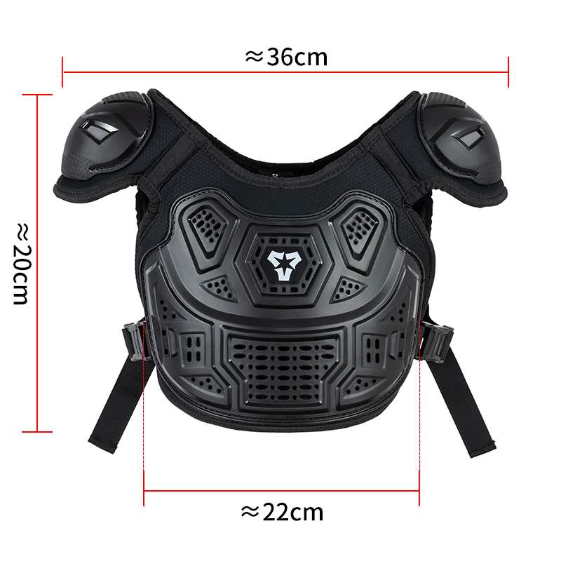 子供用バイク乗車用ボディアーマー キッズモトクロスバックベス - Motorcycle Gear For Kids のレビューと価格