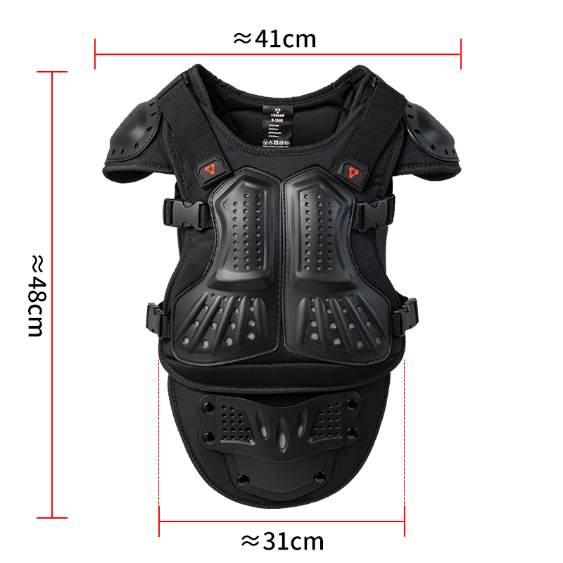 子供用バイク乗車用ボディアーマー キッズモトクロスバックベス - Motorcycle Gear For Kids のレビューと価格