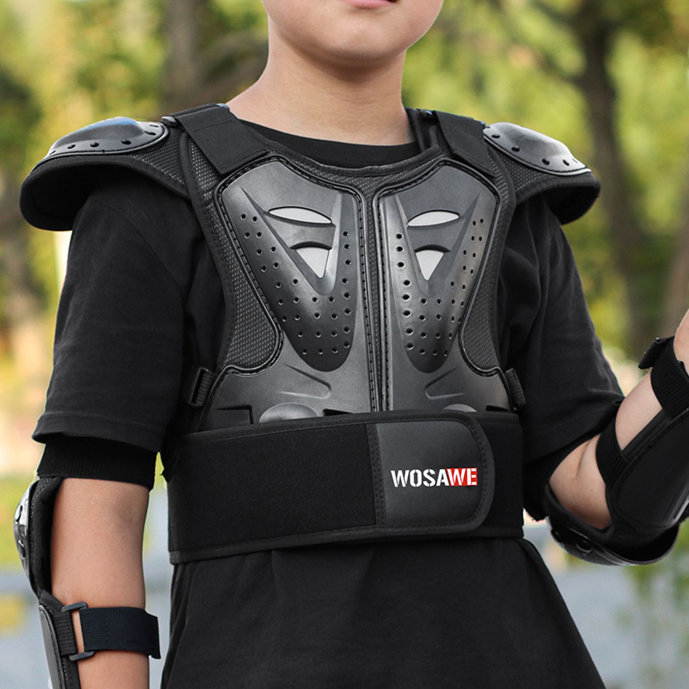WOSAWE キッズ用バイク保護ギアセット、モトクロス・オフ - Motorcycle Gear For Kids のレビューと価格