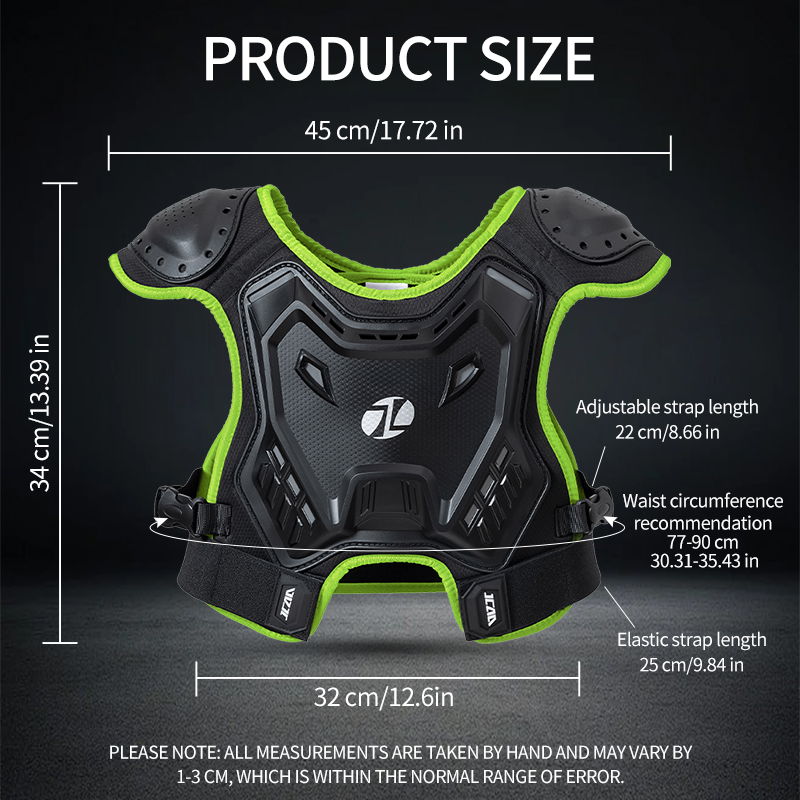 子供用オートバイアーマーベスト、モトクロス、MTB、BMX、 - Motorcycle Gear For Kids のレビューと価格