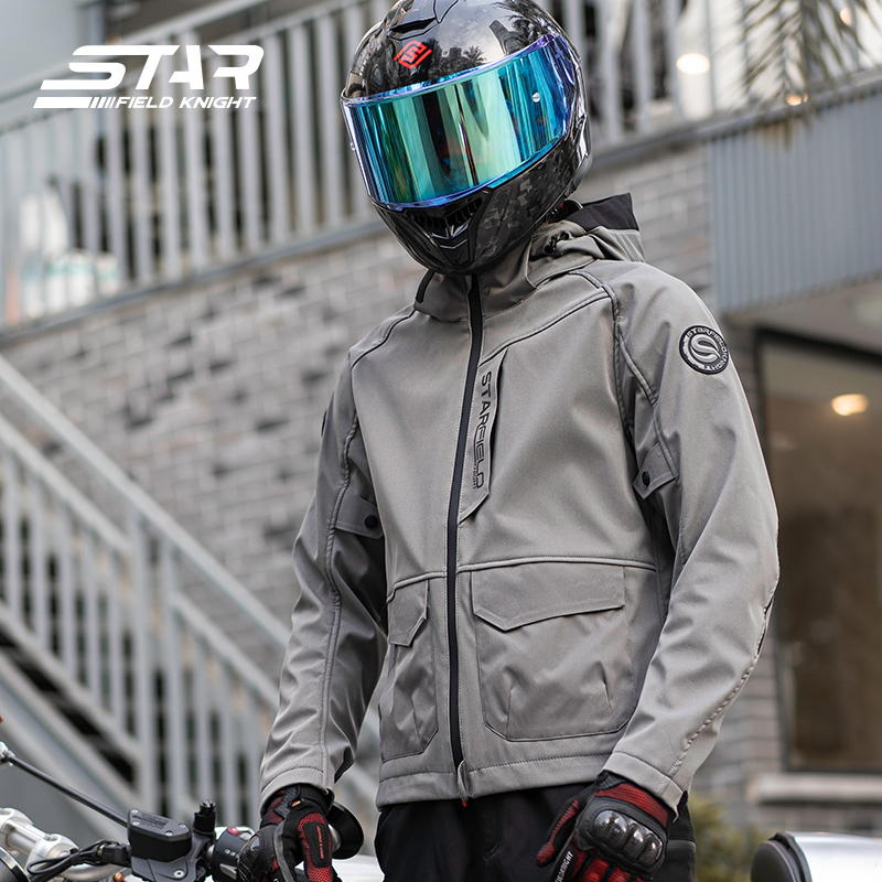 SFK オレンジオートバイジャケット男性女性乗馬服春 & 夏 - Gearx Motorcycle Jacket のレビューと価格