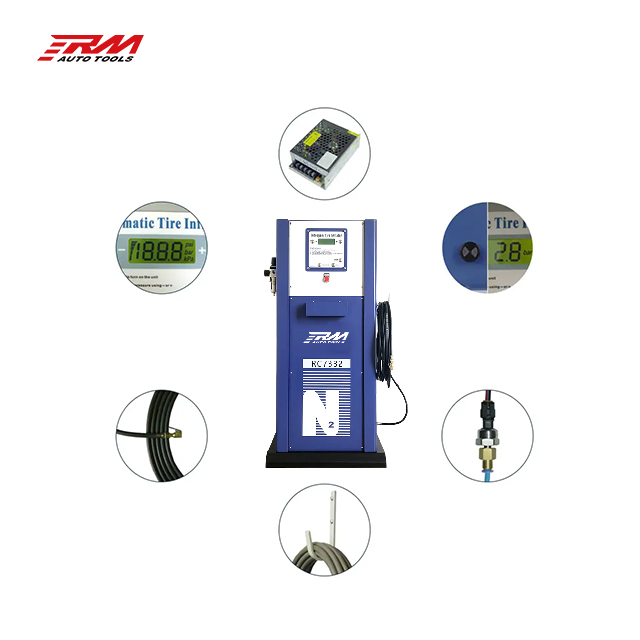 RMカーオートリペアショップ真空窒素発生器タイヤインフレータ - Tyre Pressure Gauge のレビューと価格