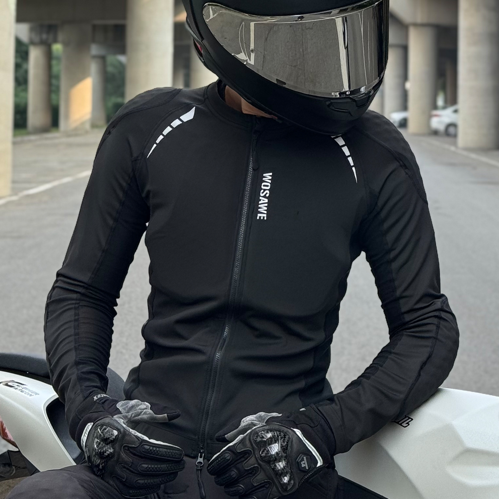 WOSAWE メンズ バイク用ライディングジャケット 夏用  - Gearx Motorcycle Jacket のレビューと価格