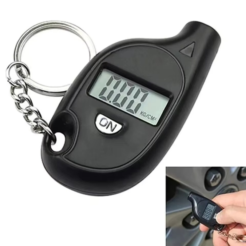 タイヤゲージデジタル LCD ディスプレイ付き車のタイヤ空気 - Tyre Pressure Gauge のレビューと価格