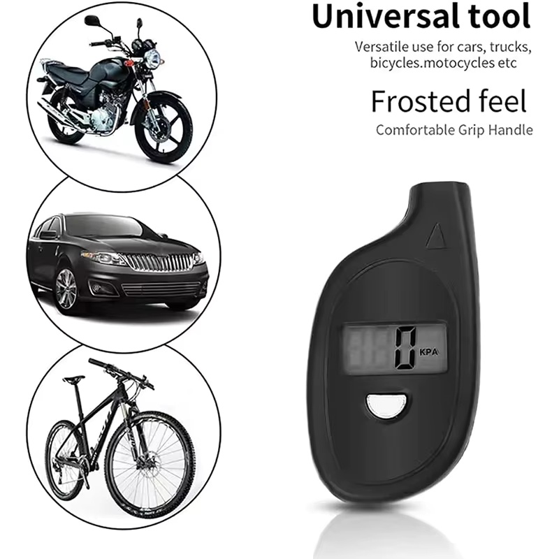 タイヤゲージデジタル LCD ディスプレイ付き車のタイヤ空気 - Tyre Pressure Gauge のレビューと価格