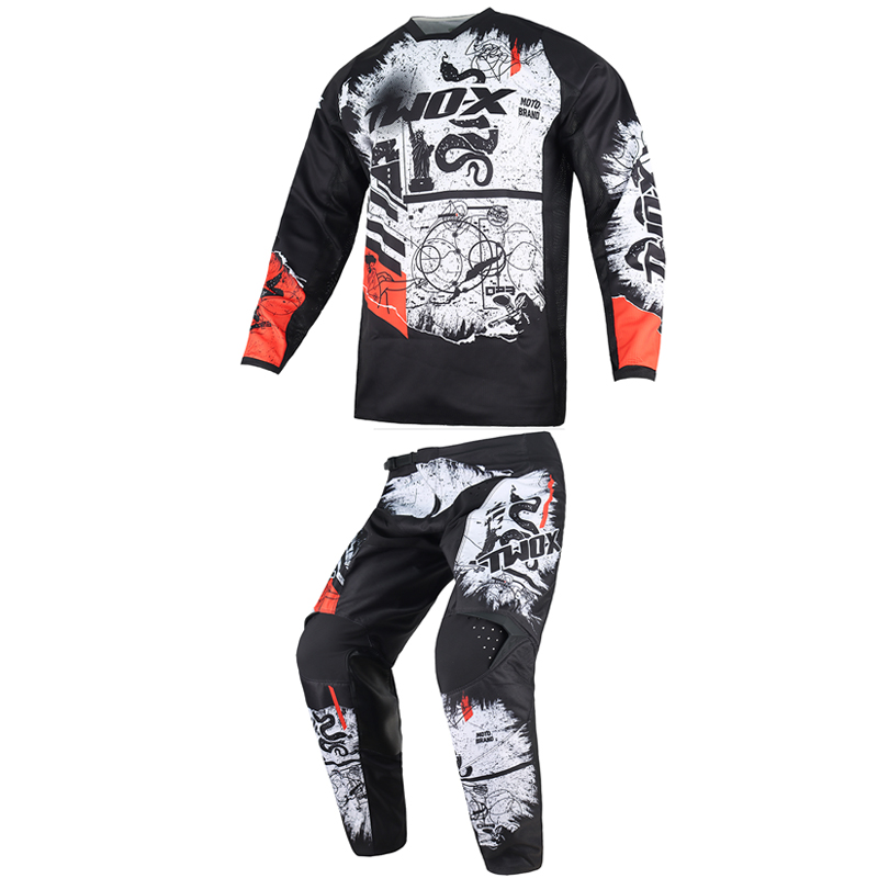 モトクロスジャージパンツ子供服ビッグボーイガールキッズバイク - Motorcycle Gear For Kids のレビューと価格
