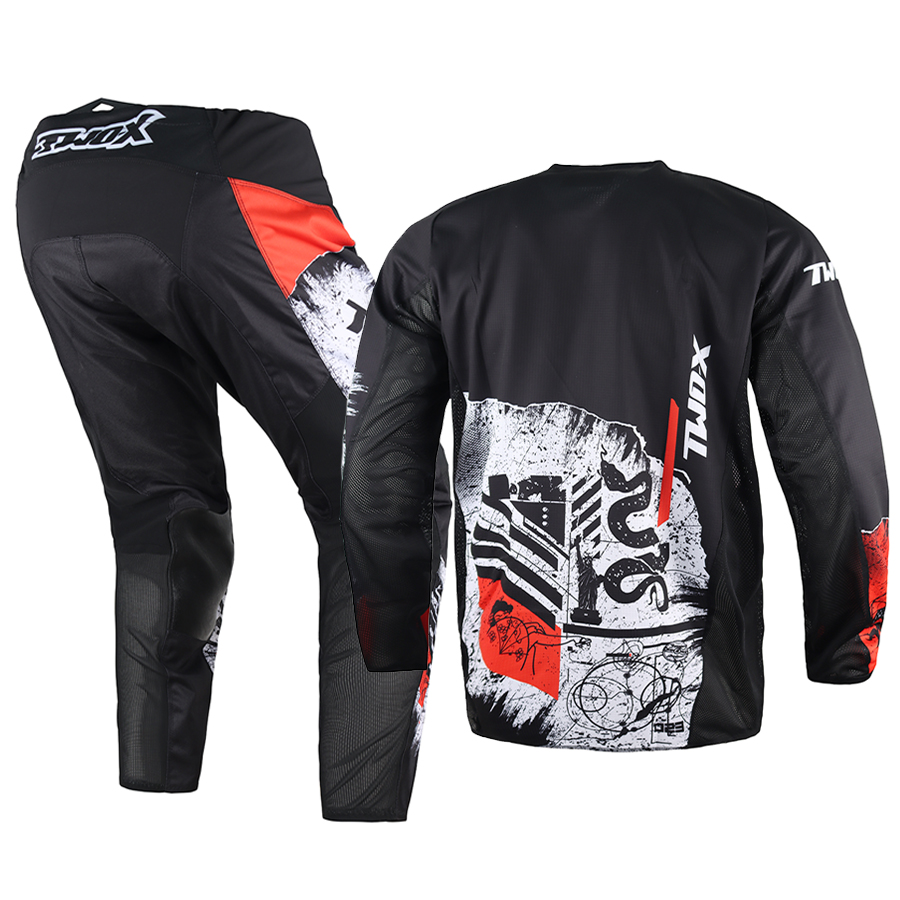 モトクロスジャージパンツ子供服ビッグボーイガールキッズバイク - Motorcycle Gear For Kids のレビューと価格