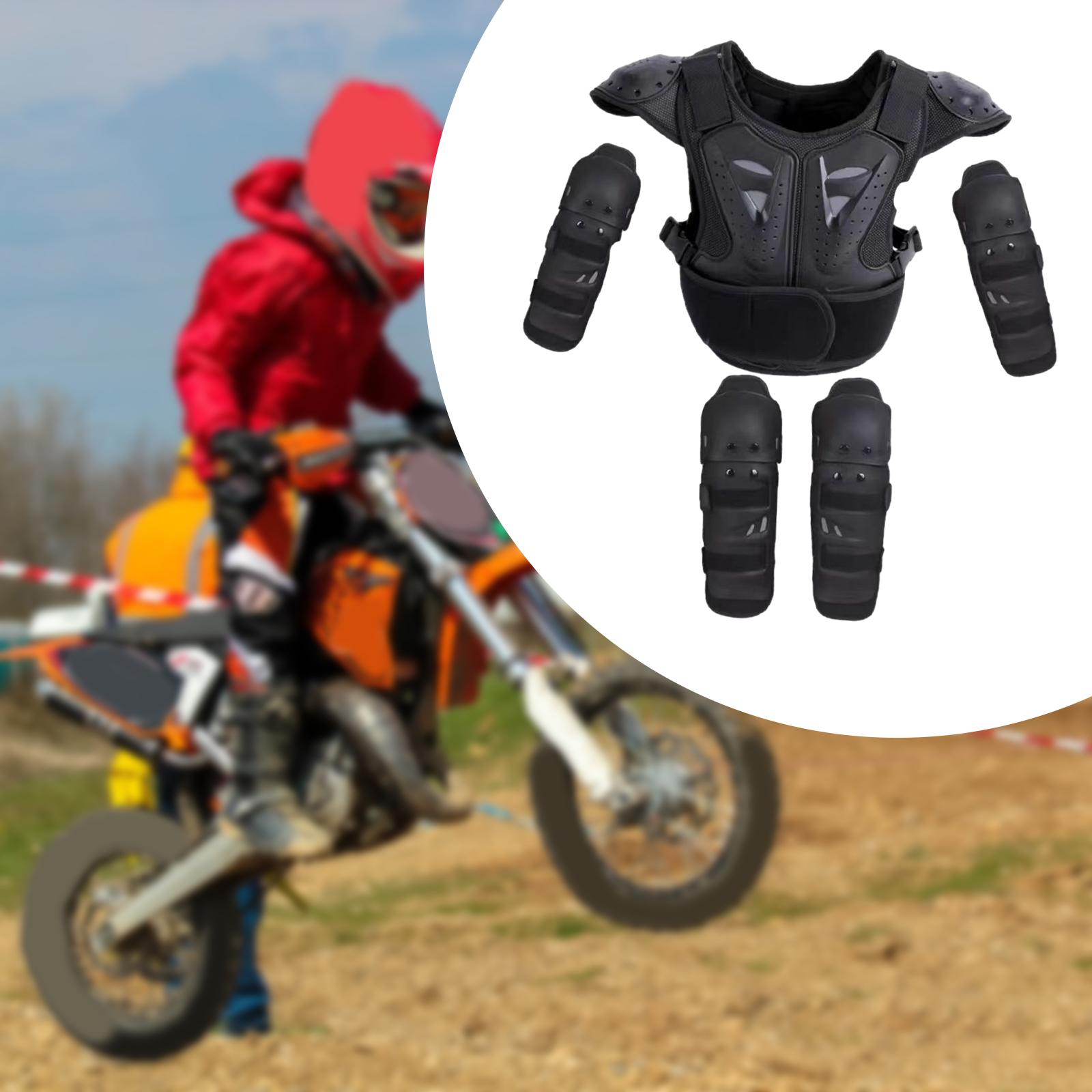 子供用オートバイ保護スーツ全身胸部脊椎背中アーマー子供用安全 - Motorcycle Gear For Kids のレビューと価格