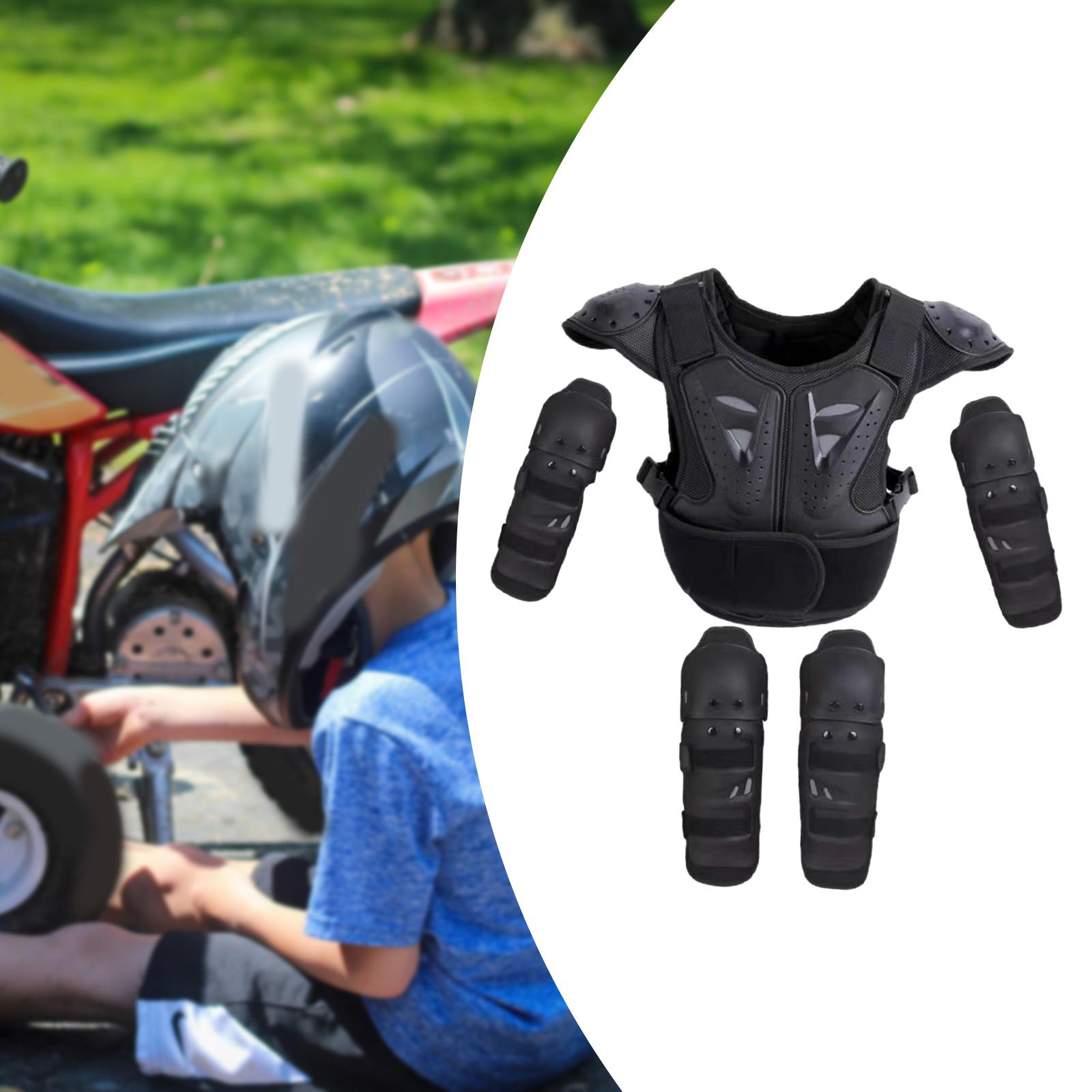 子供用オートバイ保護スーツ全身胸部脊椎背中アーマー子供用安全 - Motorcycle Gear For Kids のレビューと価格