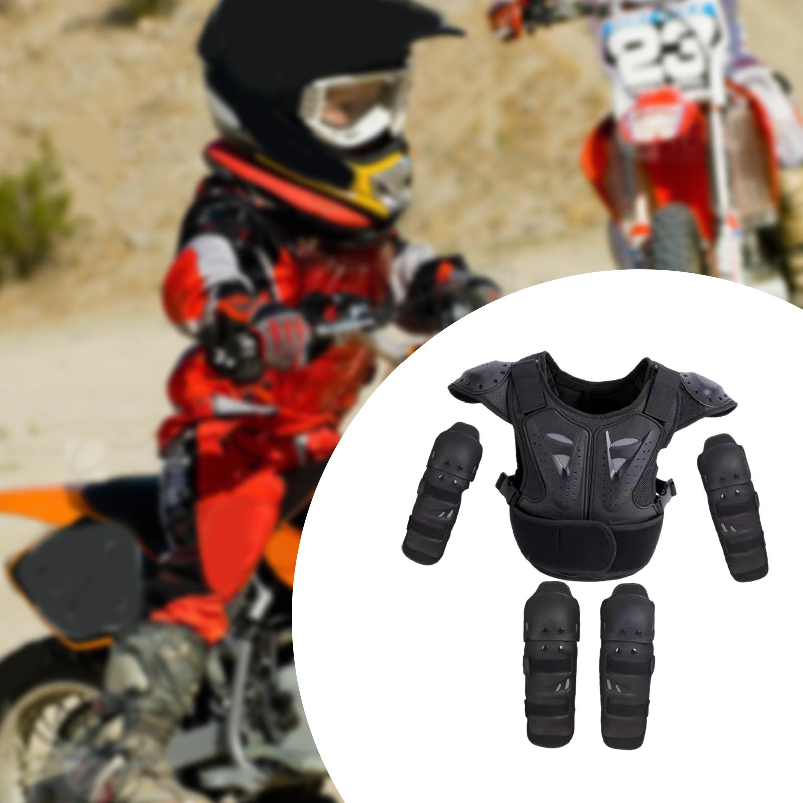 子供用オートバイ保護スーツ全身胸部脊椎背中アーマー子供用安全 - Motorcycle Gear For Kids のレビューと価格
