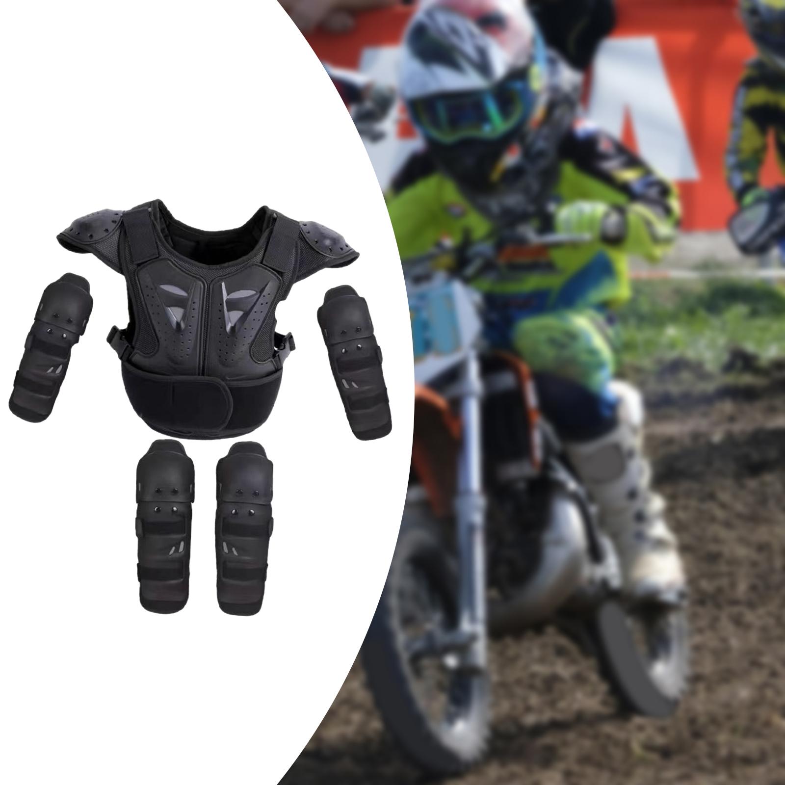 子供用オートバイ保護スーツ全身胸部脊椎背中アーマー子供用安全 - Motorcycle Gear For Kids のレビューと価格