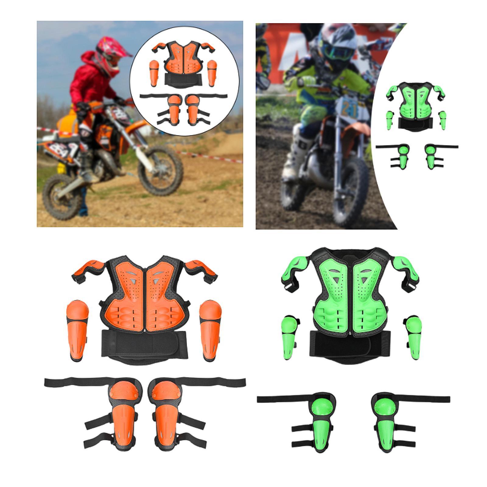 子供用バイクモトクロスギアセット、防具ベスト、胸部・脊椎・背 - Motorcycle Gear For Kids のレビューと価格