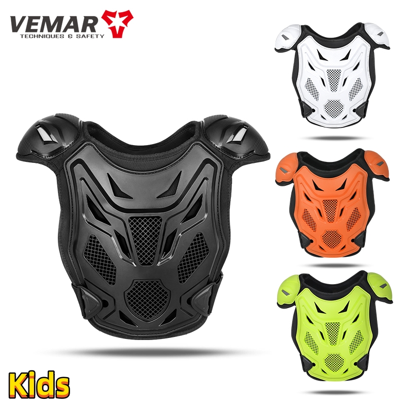 子供用バイク用プロテクターベスト 5点セット 膝肘パッド モ - Motorcycle Gear For Kids のレビューと価格