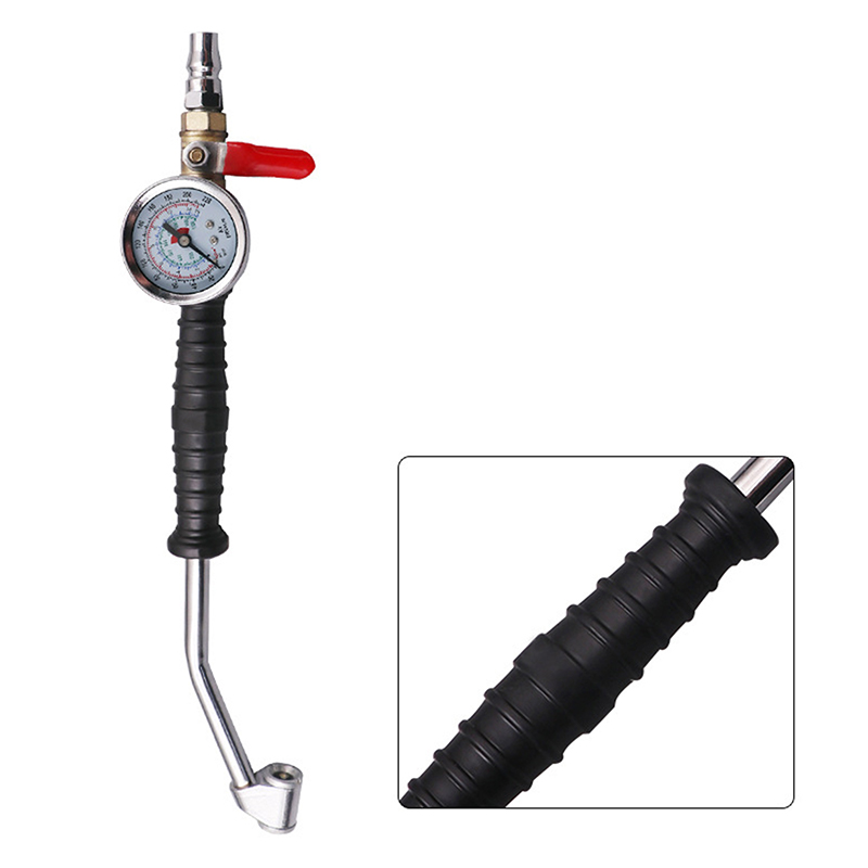 タイヤ空気圧計付きタイヤインフレーターロッド（車、トラック、 - Tyre Pressure Gauge のレビューと価格