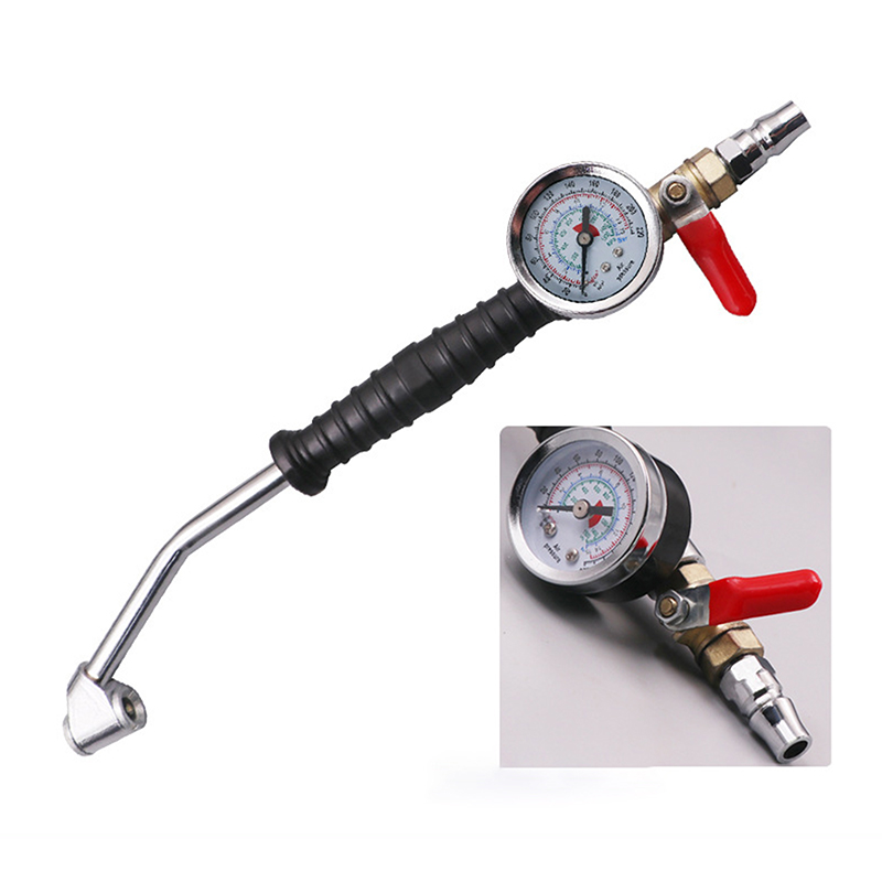 タイヤ空気圧計付きタイヤインフレーターロッド（車、トラック、 - Tyre Pressure Gauge のレビューと価格