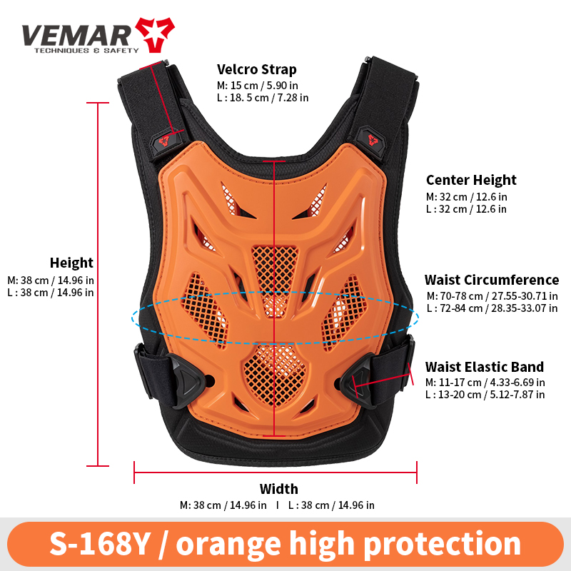 VEMAR キッズ/ユース用バイクボディアーマーベスト、ティ - Motorcycle Gear For Kids のレビューと価格