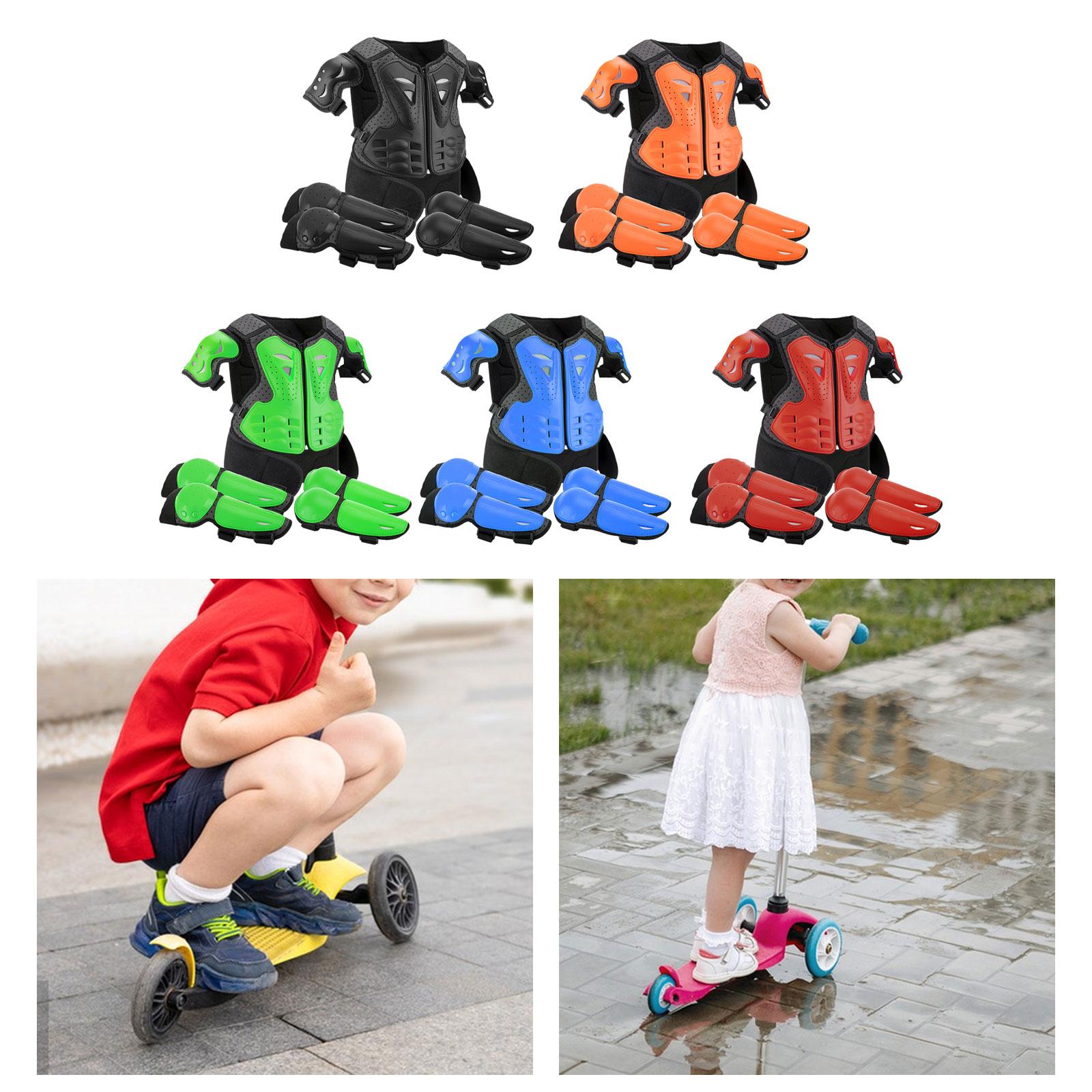 子供用バイク用全身保護アーマースーツ、膝肘パッド付き、耐摩耗 - Motorcycle Gear For Kids のレビューと価格